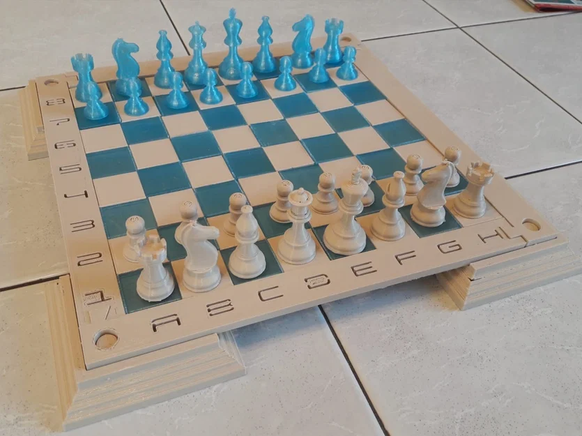 Bàn cờ Chess chi tiết (Chess Board detailed) - Image 1