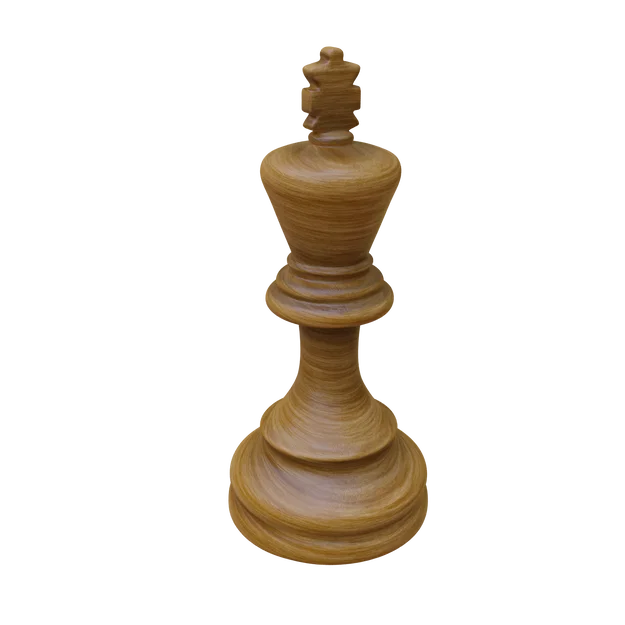 Mô hình 3D quân Vua (King) chi tiết - Thiết kế bàn cờ vua nghệ thuật - Image 1