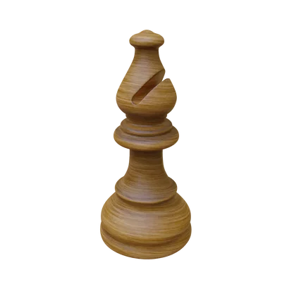 Mô hình quân Tượng cờ vua (Bishop) in 3D sắc nét - File STL
