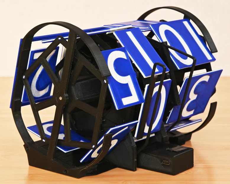 Đồng Hồ Số Cơ Non-Split Flap Digital Clock - Image 6