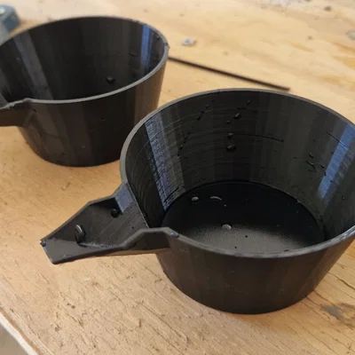 Cốc pha trộn và que khuấy chuyên dụng in 3D cho DIY