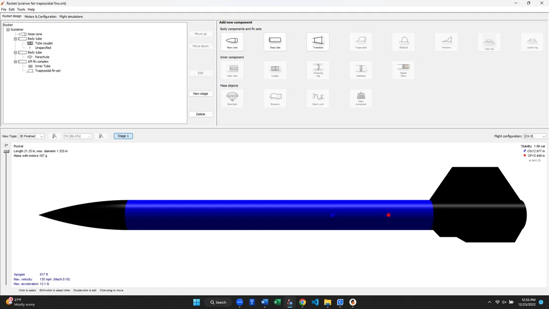 Bộ Kit Tên Lửa Mô Hình In 3D (3D Printable Model Rocket Kit) - Image 3