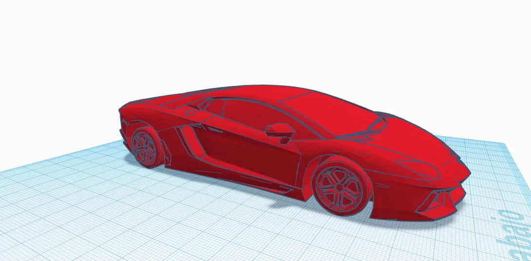 Mô hình xe Lamborghini 3D trang trí đẹp mắt - Image 1