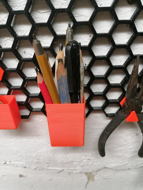 Khay đựng bút và dũa mini cho hệ thống Honeycomb Storage Wall (HSW) - Image 2