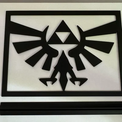 Mô hình trang trí biểu tượng The Legend of Zelda (Hylian Crest)