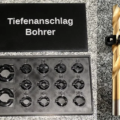 Cữ chặn độ sâu mũi khoan (Drill Depth Stop) theo mm và inch