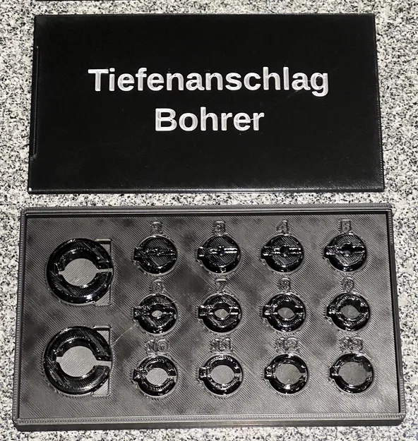 Cữ chặn độ sâu mũi khoan (Drill Depth Stop) theo mm và inch - Image 2