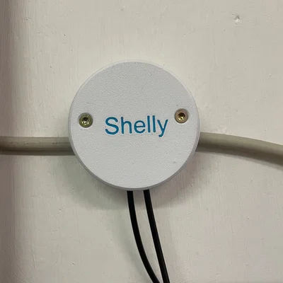 Hộp treo tường 3D bảo vệ Shelly 1 Plus Addon gọn gàng, thẩm mỹ