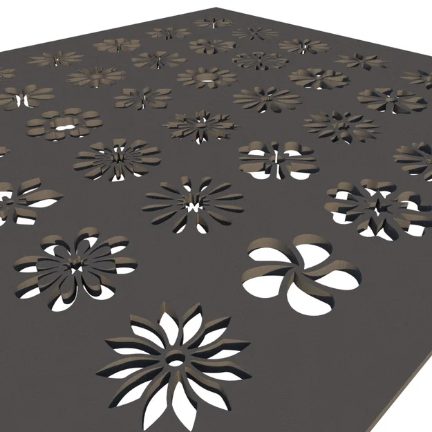 Stencil Hoa cho Bullet Journal - Image 3