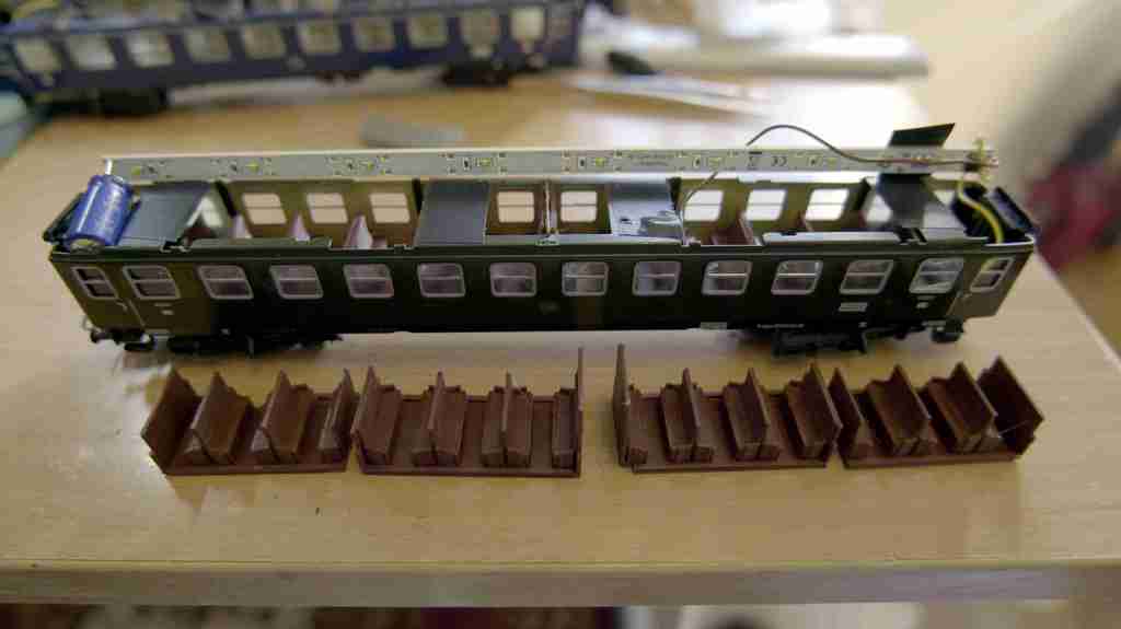 Nội thất cho Märklin 4022 (toa D-Zug, hạng 2) - Image 2