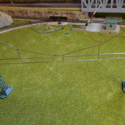 Tower Mast cho cross spans & catenary arms (H0) – Turmmast für Querträger