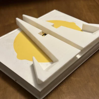 Giá đỡ sách 3D thông minh - Phụ kiện tiện ích cho bàn làm việc