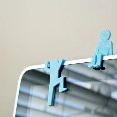 Mô hình trang trí hình người (Figurines ordinateurs) cho màn hình