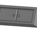 Mô hình tủ chén dĩa TTRPG (CupBoard) 1x2 in 3D chi tiết - Thumbnail 2