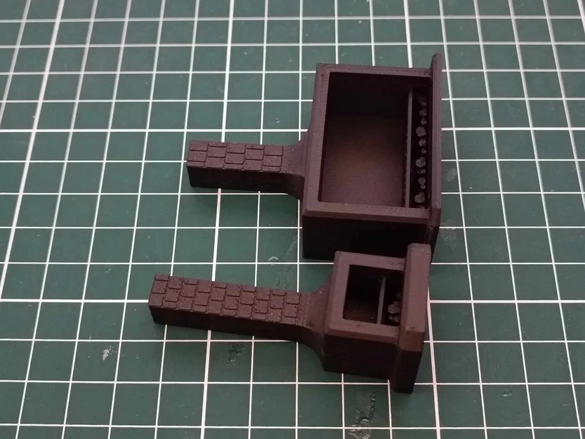 Mô hình lò sưởi 3D (TTRPG Fireplace) cho bàn cờ chiến thuật - Image 1