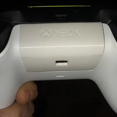 Mẫu STL Nắp Pin Sạc cho Tay Cầm Xbox (Rechargeable Xbox Battery Cover)