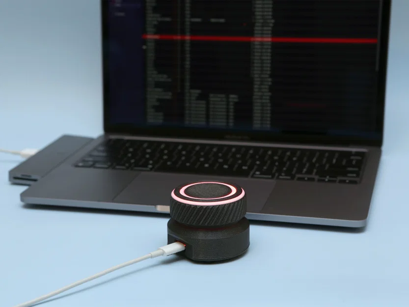 USB Media Dial – Núm vặn điều khiển media USB HID - Image 3