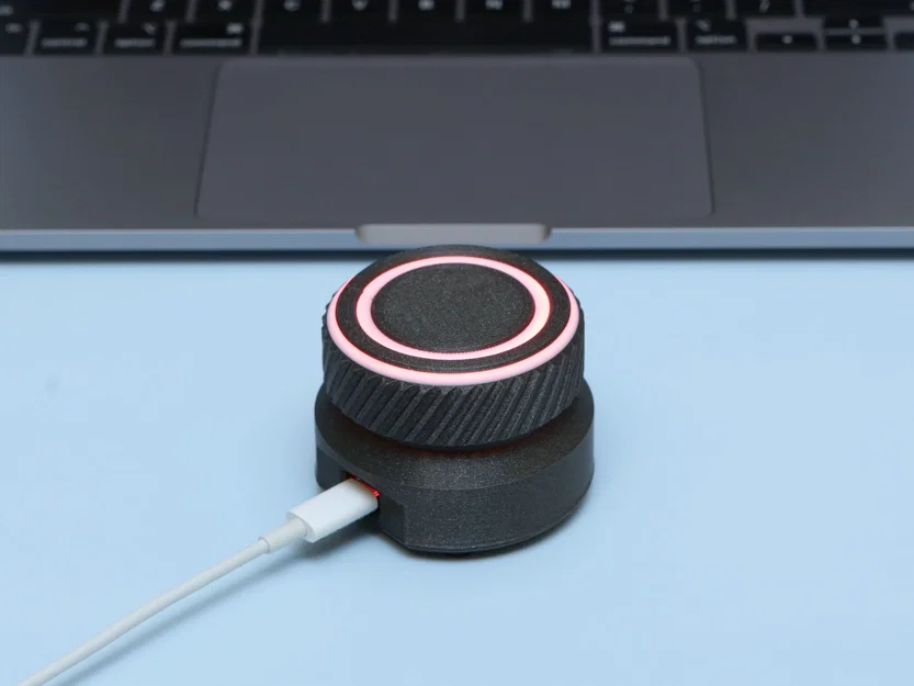 USB Media Dial – Núm vặn điều khiển media USB HID - Image 5