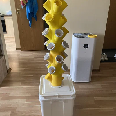 Ngàm gắn nắp tùy chỉnh cho Modular Hydroponic Tower Garden