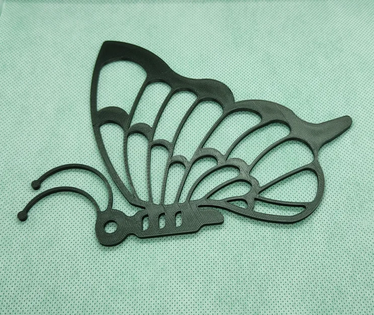 Mô hình nghệ thuật 2D hình cánh bướm trang trí tường độc đáo - Image 2