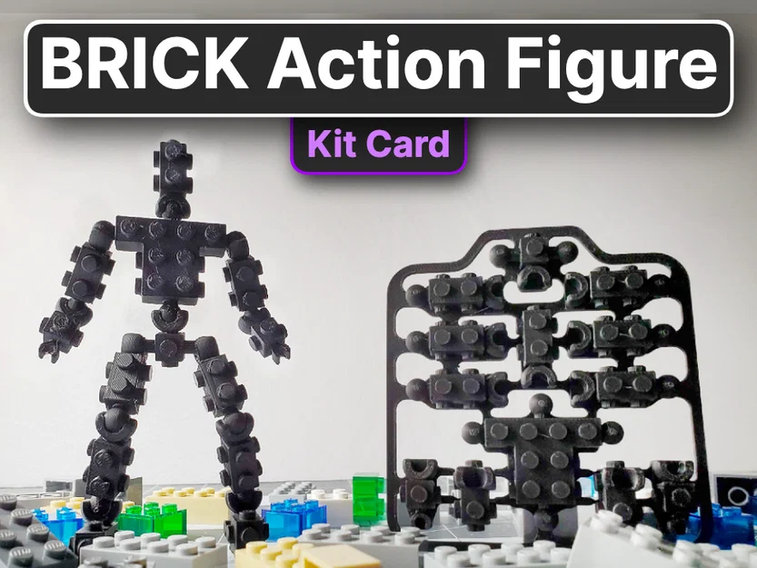Action Figure BRICK (Kit card) tương thích gạch LEGO - Image 1