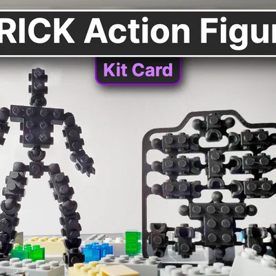 Action Figure BRICK (Kit card) tương thích gạch LEGO