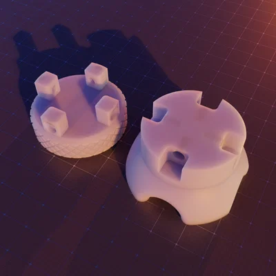 SpaceMouse V2 - Núm tháo rời (detachable knob)