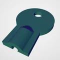 Chìa khóa tủ điện Rittal (Rittal key) - File in 3D bền bỉ - Thumbnail 1