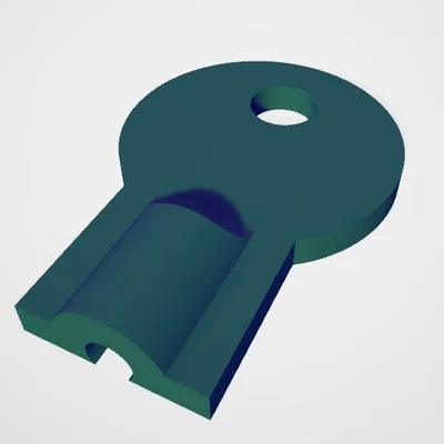Chìa khóa tủ điện Rittal (Rittal key) - File in 3D bền bỉ