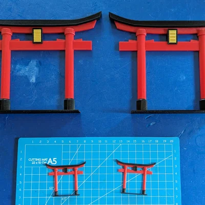 Mô hình Cổng Torii Nhật Bản - File in 3D trang trí để bàn đẹp mắt