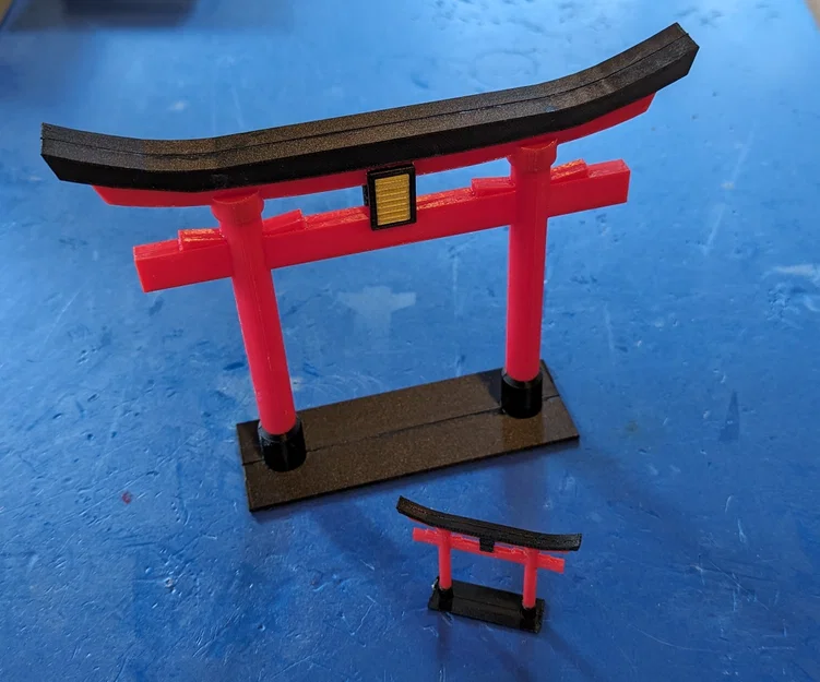 Mô hình Cổng Torii Nhật Bản - File in 3D trang trí để bàn đẹp mắt - Image 3