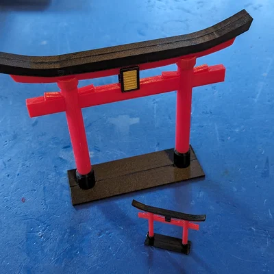 Mô hình Cổng Torii Nhật Bản - File in 3D trang trí để bàn đẹp mắt