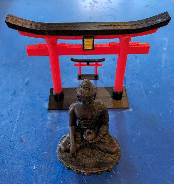 Mô hình Cổng Torii Nhật Bản - File in 3D trang trí để bàn đẹp mắt - Image 4