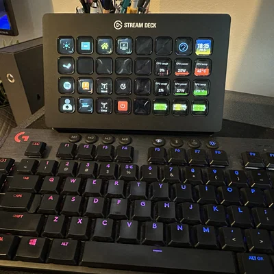 Stand Stream Deck XL nghiêng lên 10° (Upward Stream Deck XL 10° stand)
