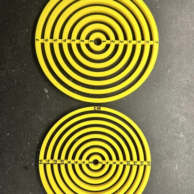 Bộ Khuôn Tròn Cỡ Lớn (Inch & cm) – Large Circle Templates