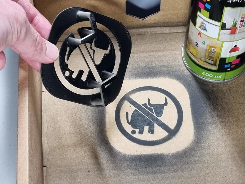 Khuôn vẽ và Stencil No Bullshit: Công cụ in 3D đa năng cho mọi bề mặt - Image 1