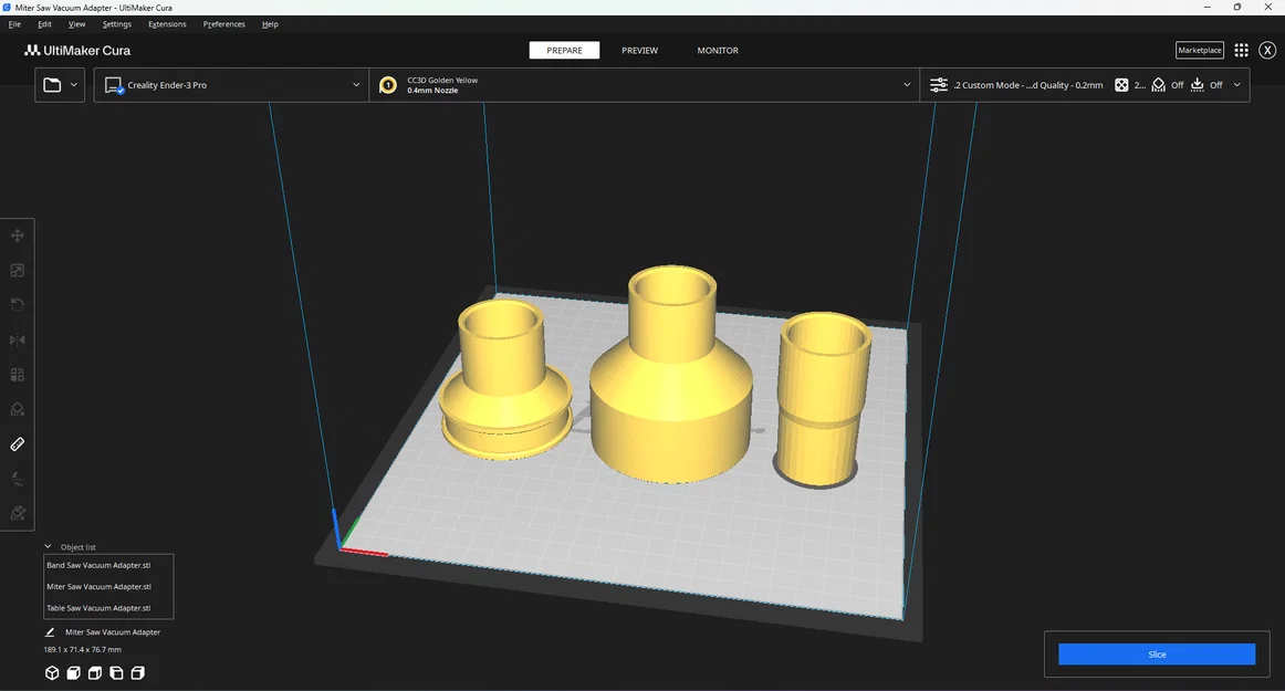 Adapter hút bụi (Vacuum) cho đồ nghề mộc - Image 1