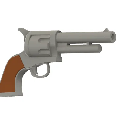 Mô hình súng lục Revolver đồ chơi in 3D cực dễ cho bé và Cosplay