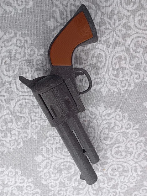 Mô hình súng lục Revolver đồ chơi in 3D cực dễ cho bé và Cosplay - Image 3