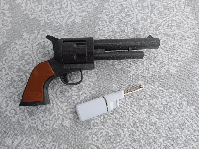 Mô hình súng lục Revolver đồ chơi in 3D cực dễ cho bé và Cosplay - Image 4