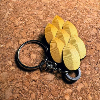 Mẫu in 3D móc khóa vảy rồng (Dragon Scale keychain) độc đáo