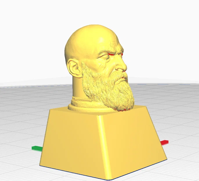 Keycap Đầu Kratos (Kratos Head Keycap) - Image 2