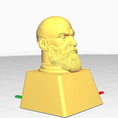 Keycap Đầu Kratos (Kratos Head Keycap)