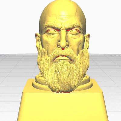 Keycap Đầu Kratos (Kratos Head Keycap)