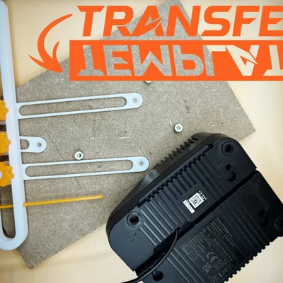 Transfer Template – Mẫu chuyển dấu khoảng cách lỗ treo tường