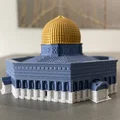 Mô hình 3D Dome of the Rock kiến trúc lịch sử tinh xảo - Thumbnail 1