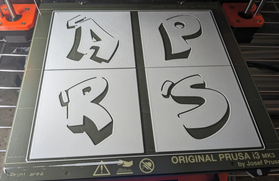 27 Stencil Chữ Graffiti (A–Z + Ñ) - Image 3