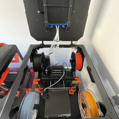 MMU3 Buffer + Prusa Enclosure: Ngàm gắn bên trong nắp (Mod 1)