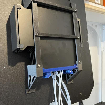 MMU3 Buffer + Prusa Enclosure: Ngàm gắn bên trong nắp (Mod 1)