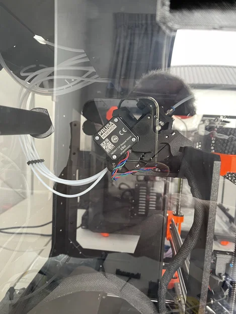 MMU3 Buffer + Prusa Enclosure: Ngàm gắn bên trong nắp (Mod 1) - Image 6